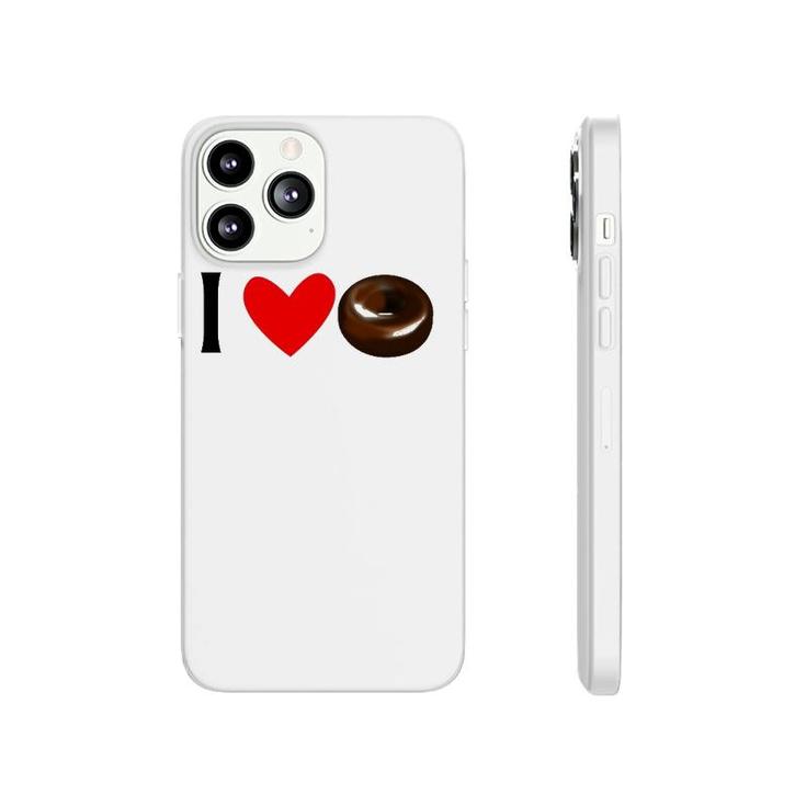 I Love Chocolate Donuts Phonecase iPhone