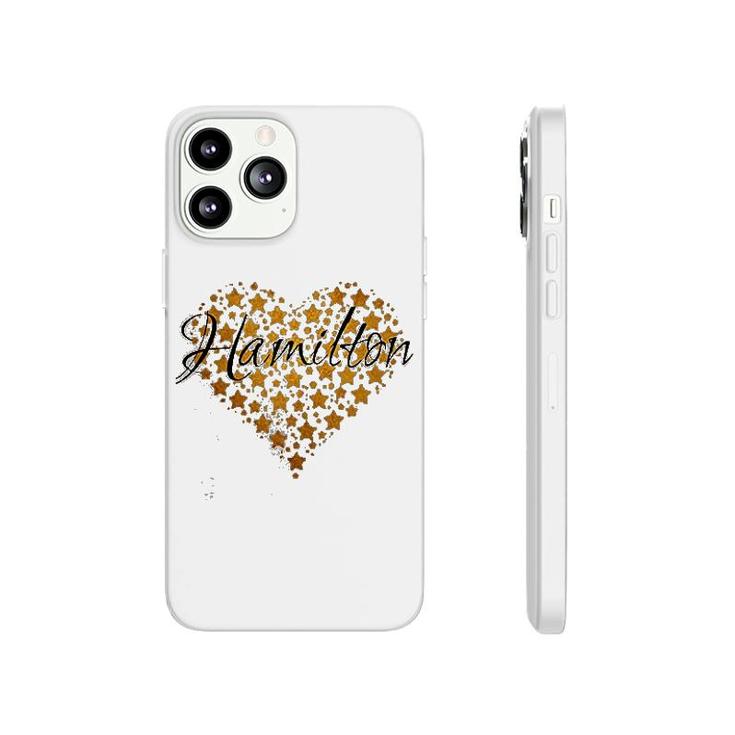I Love Hamilton Heart Gift Phonecase iPhone