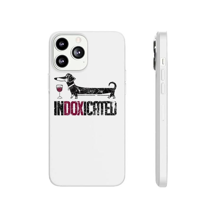 Indoxicated Dachshund Dog Lover Drinking Phonecase iPhone