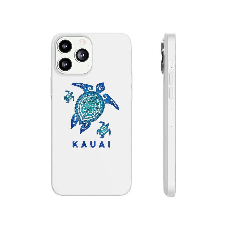 Kauai Hawaii Sea Blue Tribal Turtle Phonecase iPhone