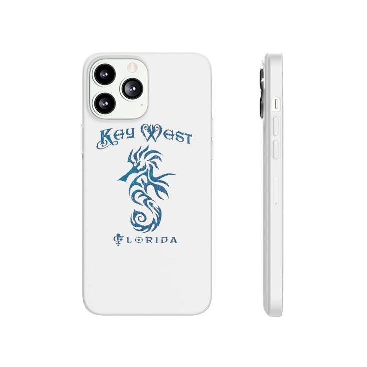 Key West Fl Seahorse Distressed Florida Gift Phonecase iPhone