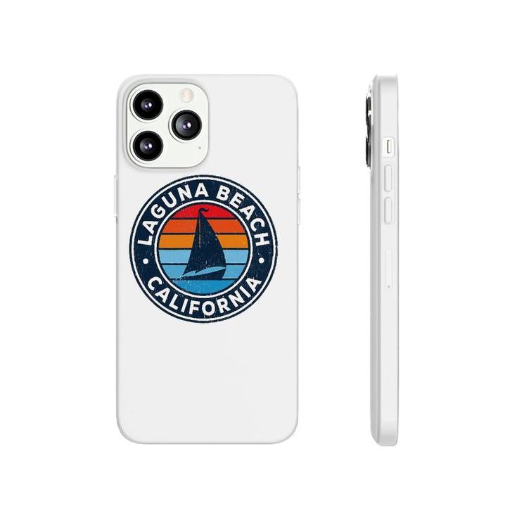 Laguna Beach California Ca Vintage Sailboat Retro 70S Phonecase iPhone
