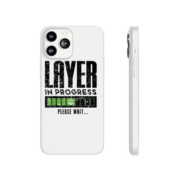 Law Student Lawyer In Progress Attorney Graduation  Phonecase iPhone