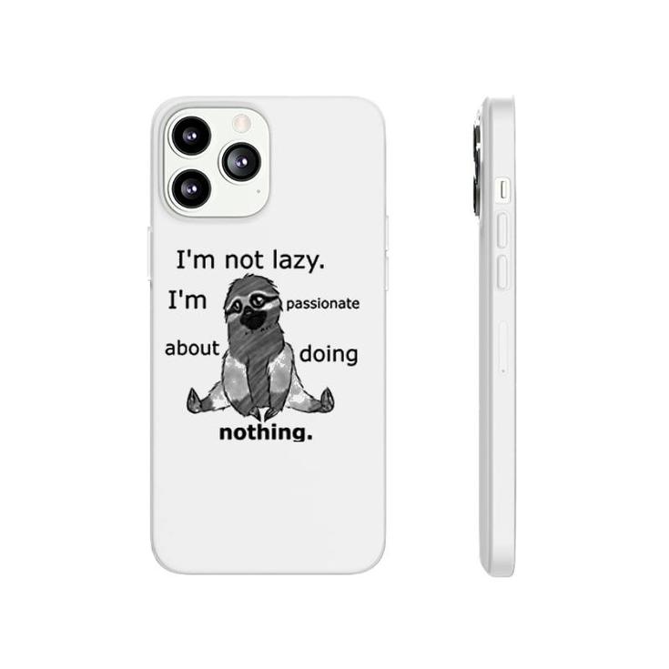 Lazy Sloth Phonecase iPhone