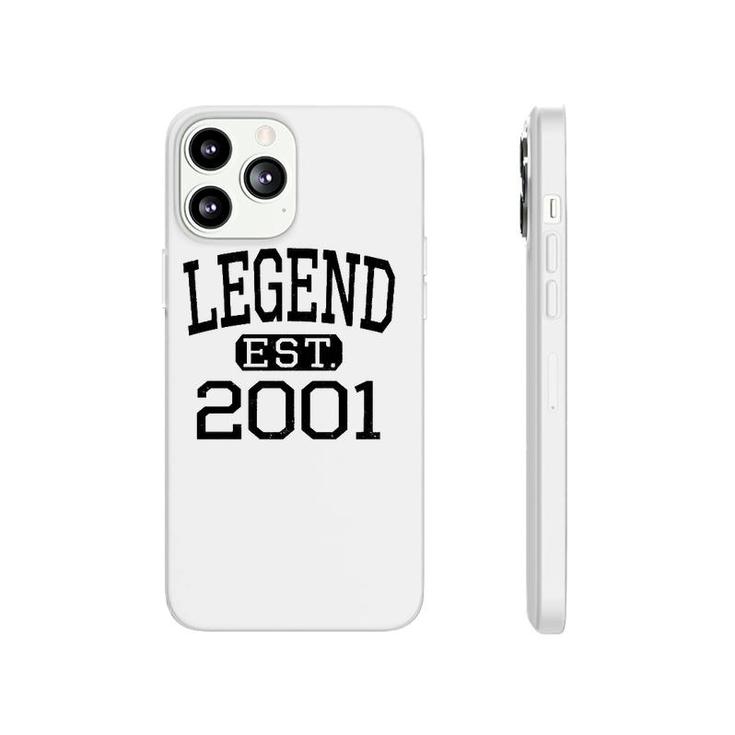 Legend Established 2001 Vintage Style Born 2001 Birthday  Phonecase iPhone