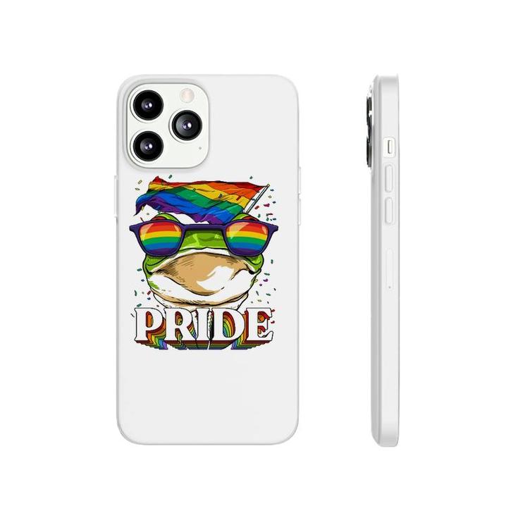 Lgbt Frog Gay Pride Lgbtq Rainbow Flag Sunglasses Phonecase iPhone
