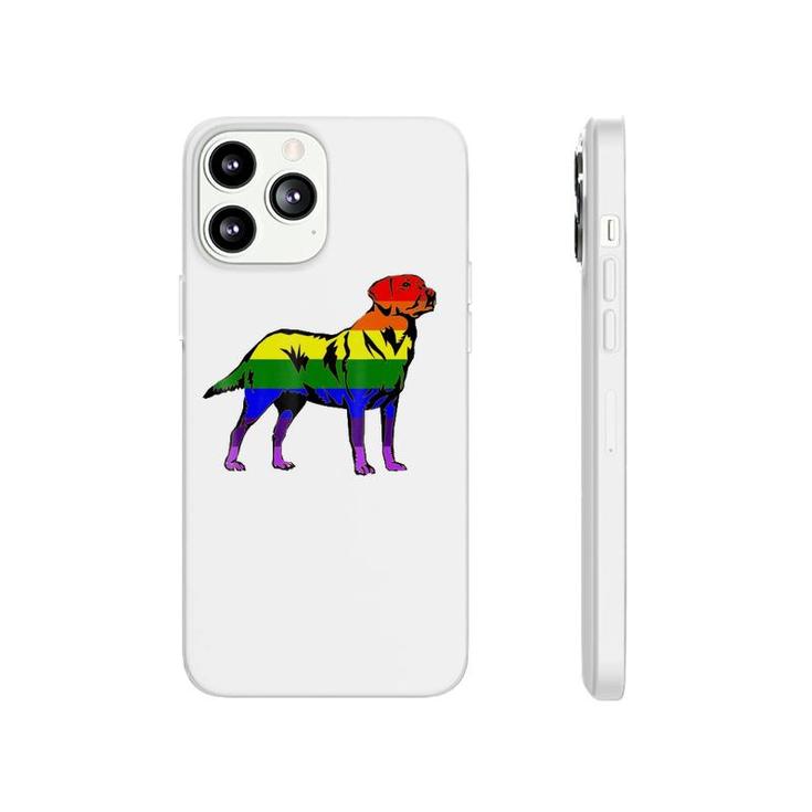 Lgbt Gay Pride Flag Labrador Retriever Vintage Phonecase iPhone