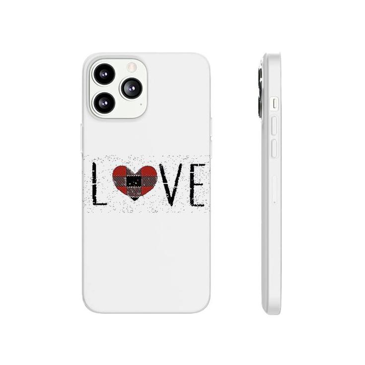 Love Heart Graphic Phonecase iPhone