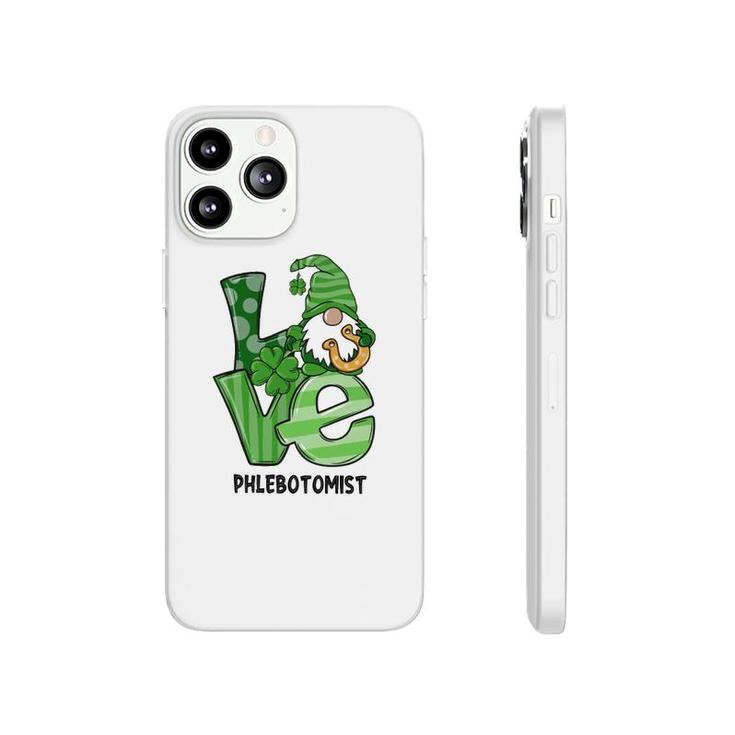 Love St Patrick's Day Phlebotomist Phonecase iPhone