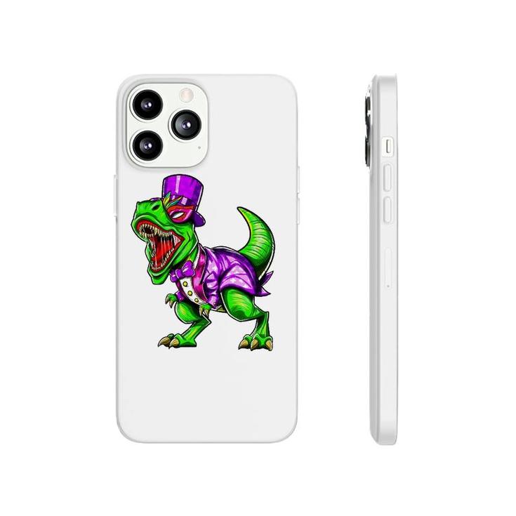 Mardi Gras Dinosaur Trex Dinorex Phonecase iPhone