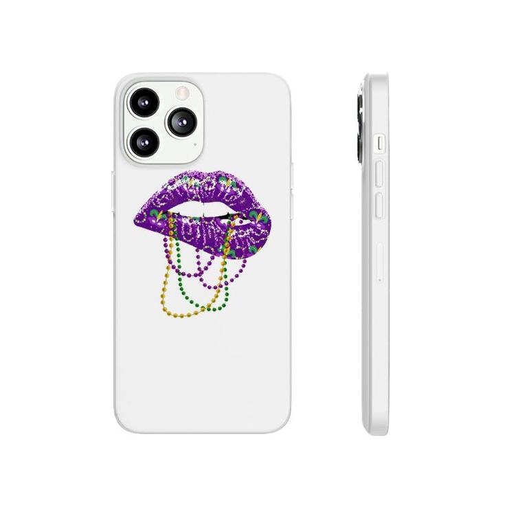 Mardi Gras For Women Lips Queen Carnival Costume Gift Phonecase iPhone