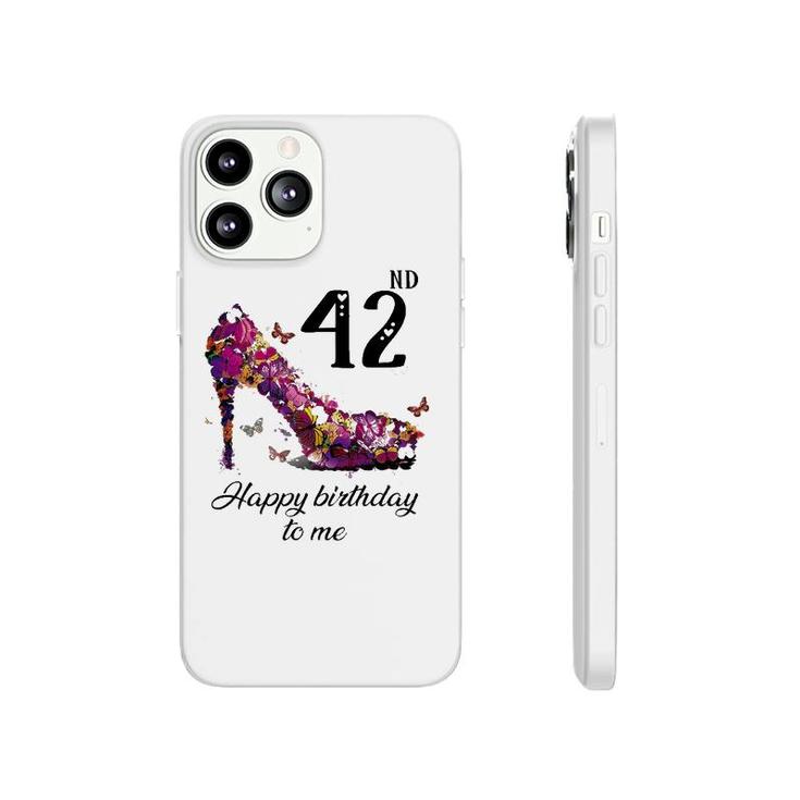 Mb 42Nd Birthday Butterfly Shoe Happy Birthday To Me Phonecase iPhone