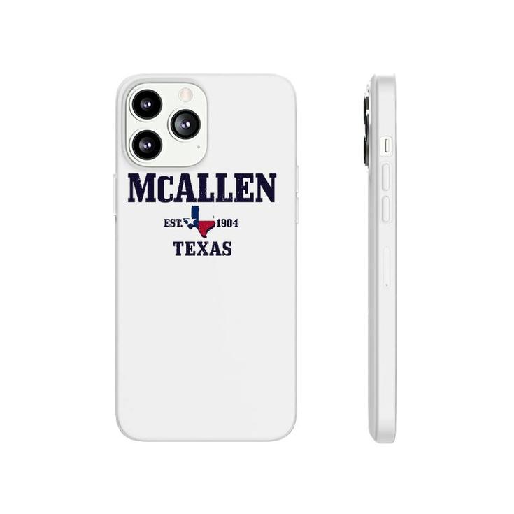 Mcallen Texas Pride Est 1904 State Map Flag Gift  Phonecase iPhone