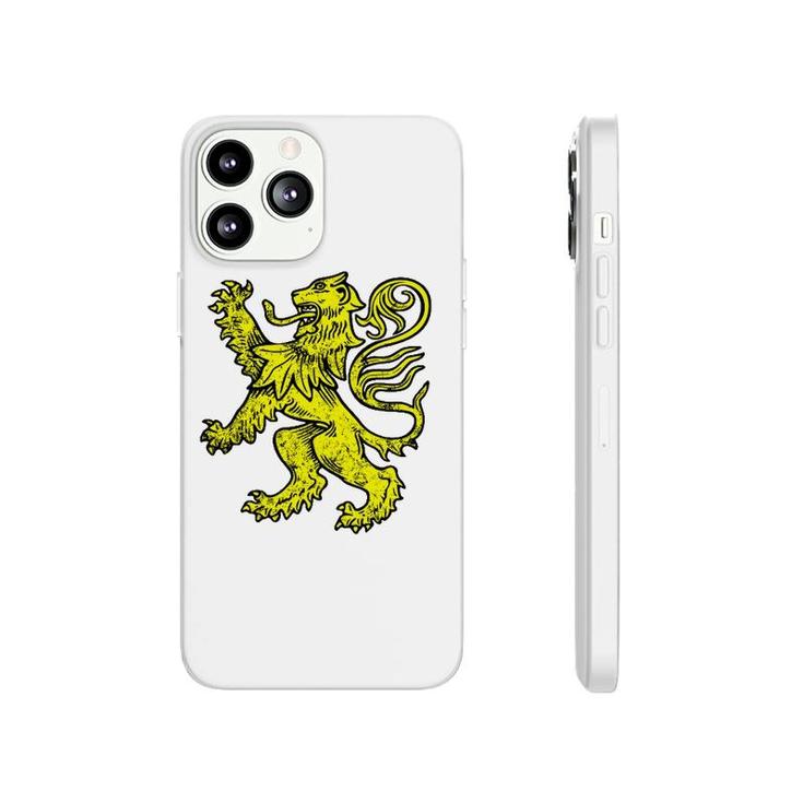 Medieval Royal Lion Distressed Gift Phonecase iPhone