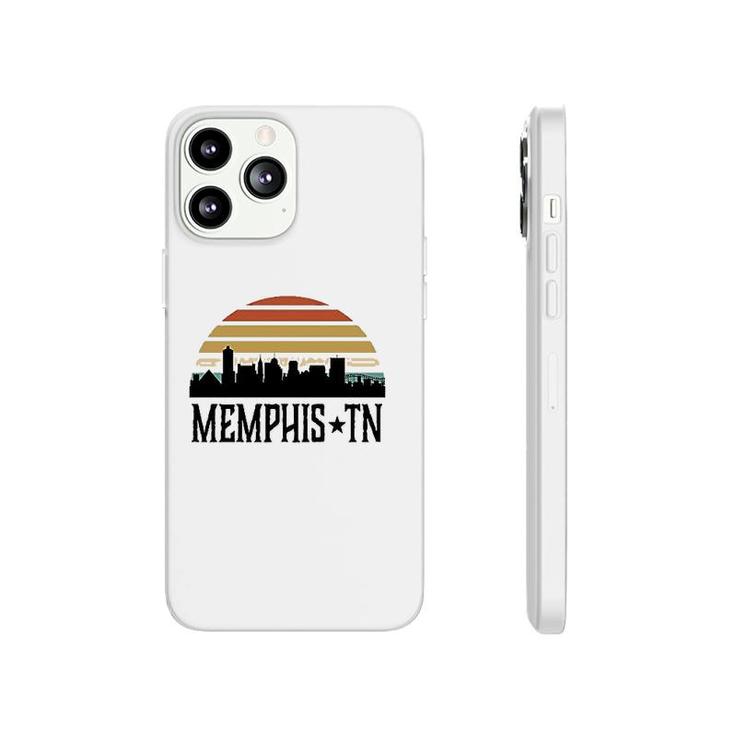 Memphis Tennessee Skyline Retro Sunset Phonecase iPhone