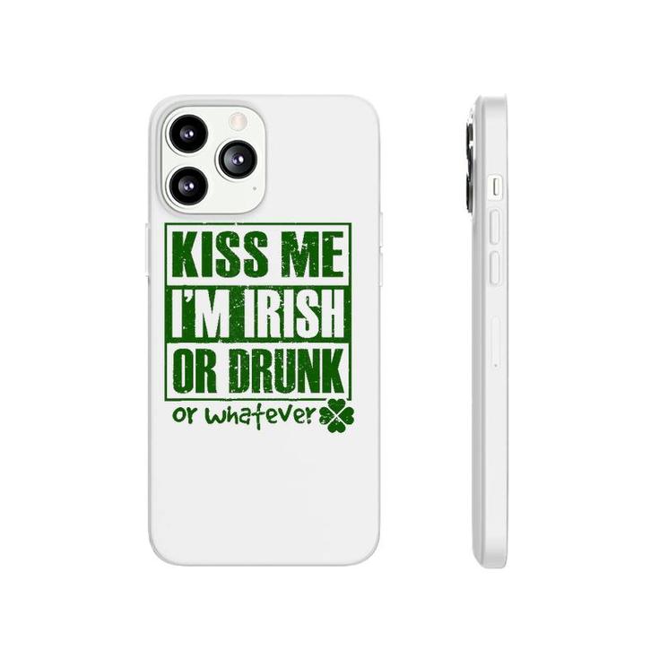 Mens Kiss Me I'm Irish Funny St Patrick's Day Gifts For Men Phonecase iPhone