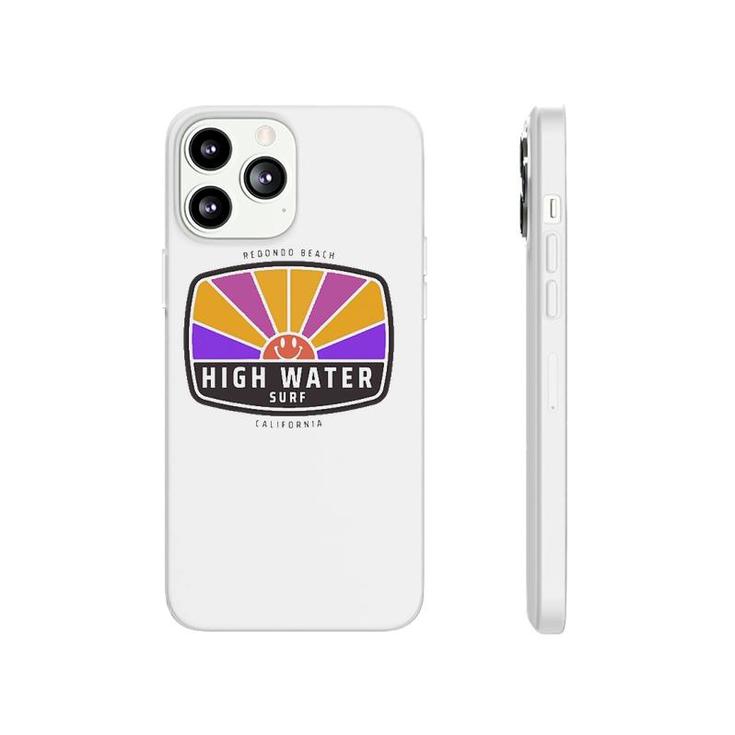 Mens Surfing California - Sunny - Mens Surfer - High Water Surf Phonecase iPhone