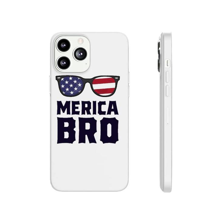 Merica Bro 4Th Of July  Sunglasses Patriotic American Phonecase iPhone