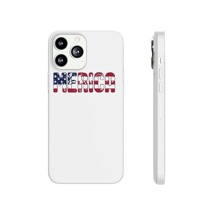 Merica Patriotic American Flag Usa Gift 4Th Of July Matching  Phonecase iPhone