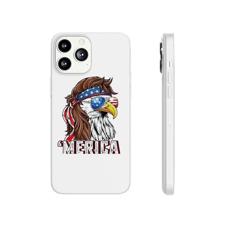 Merica Usa American Flag Patriotic 4Th Of July Bald Eagle Phonecase iPhone