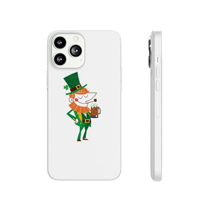 Mid Century Leprechaun Patrick's Day Phonecase iPhone