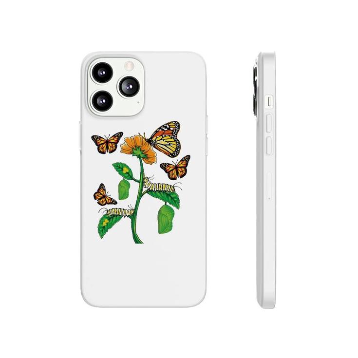Monarch Butterfly Lover Life Cycle Metamorphosis Caterpillar Phonecase iPhone