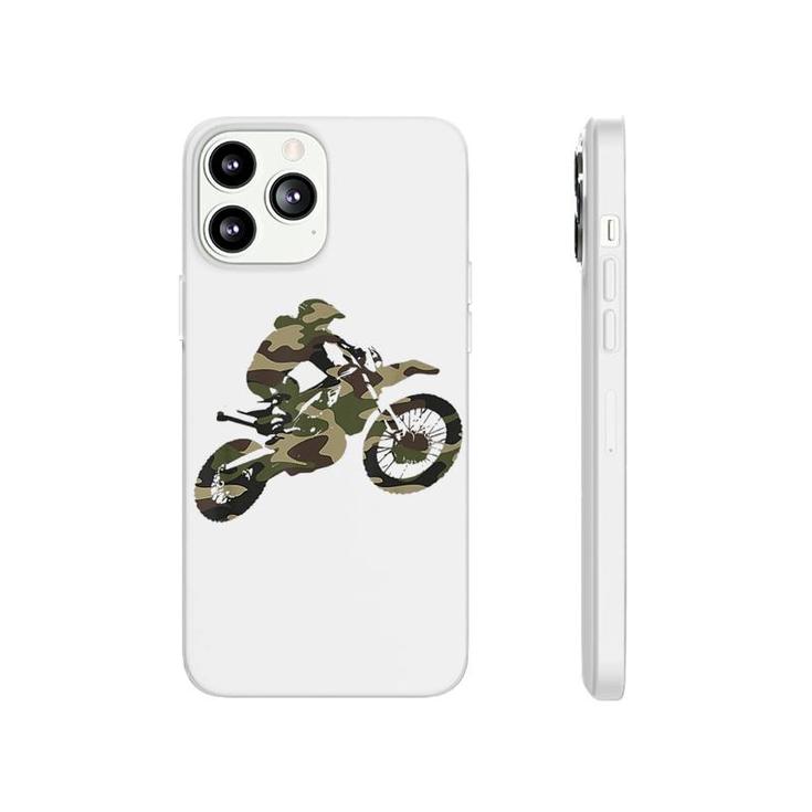 Motocross Dirt Bike Camo Phonecase iPhone