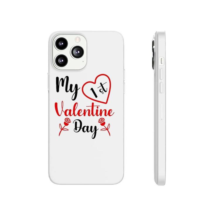 My 1St Valentine Day Couple Valentine Valentine White Phonecase iPhone