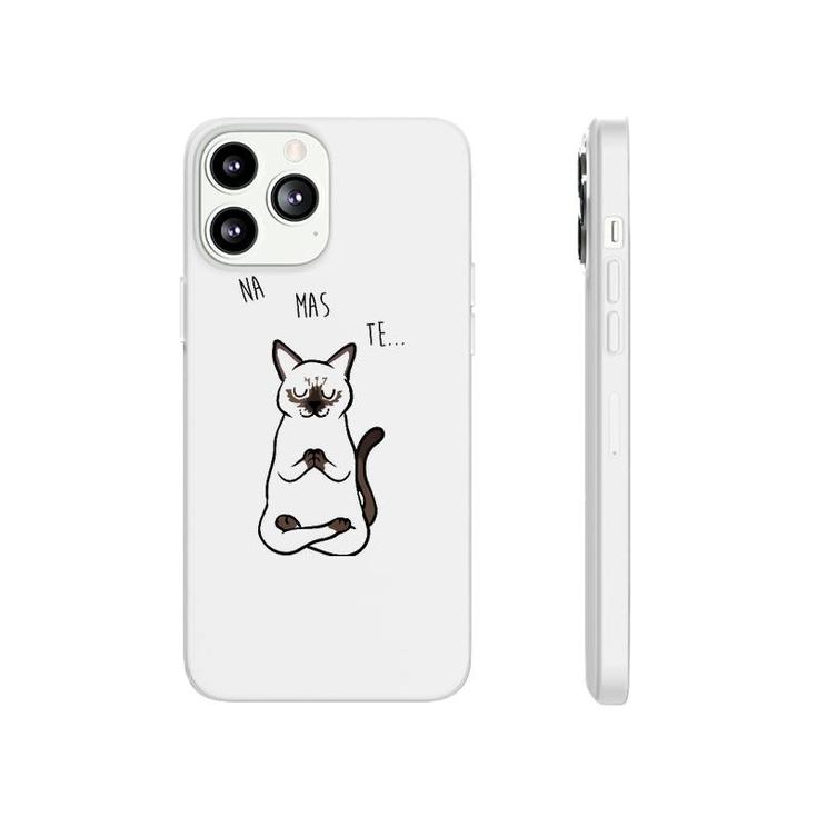 Namaste Siamese Cat Tank Top Phonecase iPhone