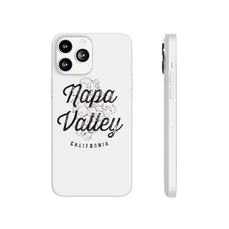 Napa Valley California Wine Country Vintage Tee Zip Phonecase iPhone