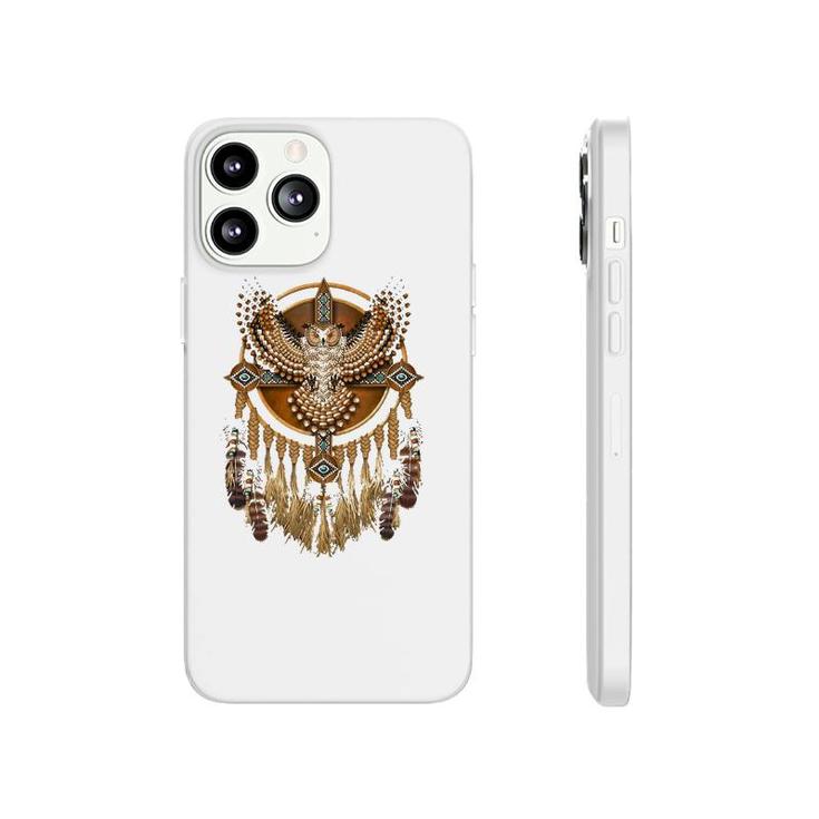 Native American Beadwork Owl Mandala Gift For Women Men Phonecase iPhone