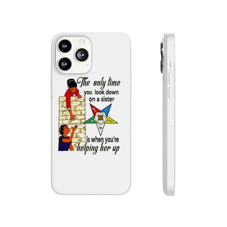 Order Of The Eastern Star Oes Ring Diva Sisters Of Color  Phonecase iPhone