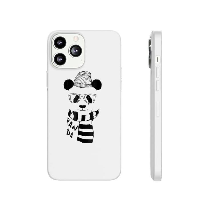 Panda Bear With Glasses Gift Phonecase iPhone