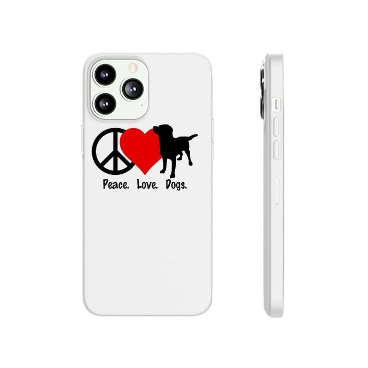Peace Love Dogs  Tee Dog Puppy Phonecase iPhone