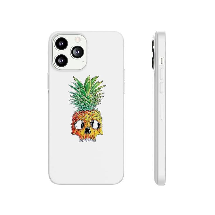 Pineapple Skull Aloha Beaches Hawaiian Hawaii Goth Phonecase iPhone