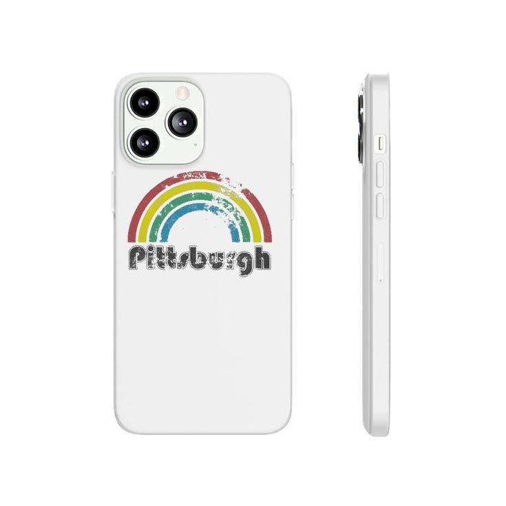 Pittsburgh Rainbow 70'S 80'S Style Retro Gay Pride Men Women Phonecase iPhone