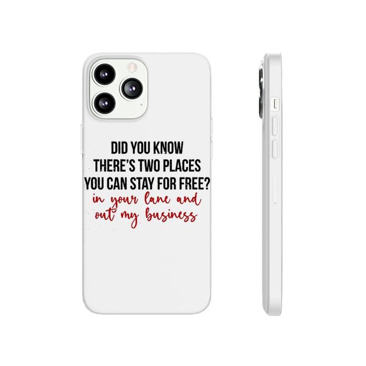 Places You Can Stay For Free Phonecase iPhone