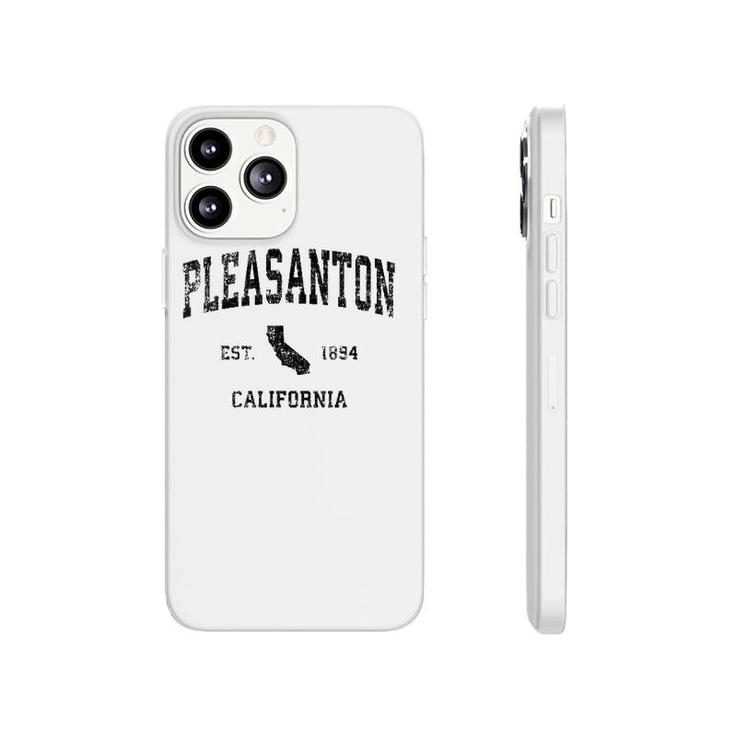 Pleasanton California Ca Vintage Sports Design Black Print Phonecase iPhone