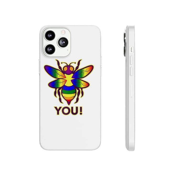 Rainbow Bee You Gay Pride Awareness  Phonecase iPhone
