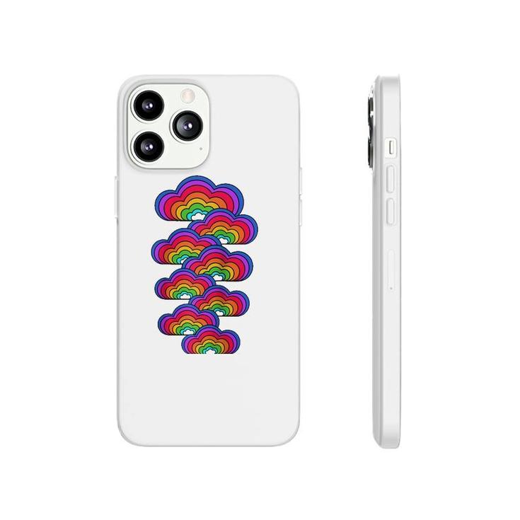 Rainbow Clouds Colorful Gender Flag Lgbt Lgbtq Gay Pride  Phonecase iPhone