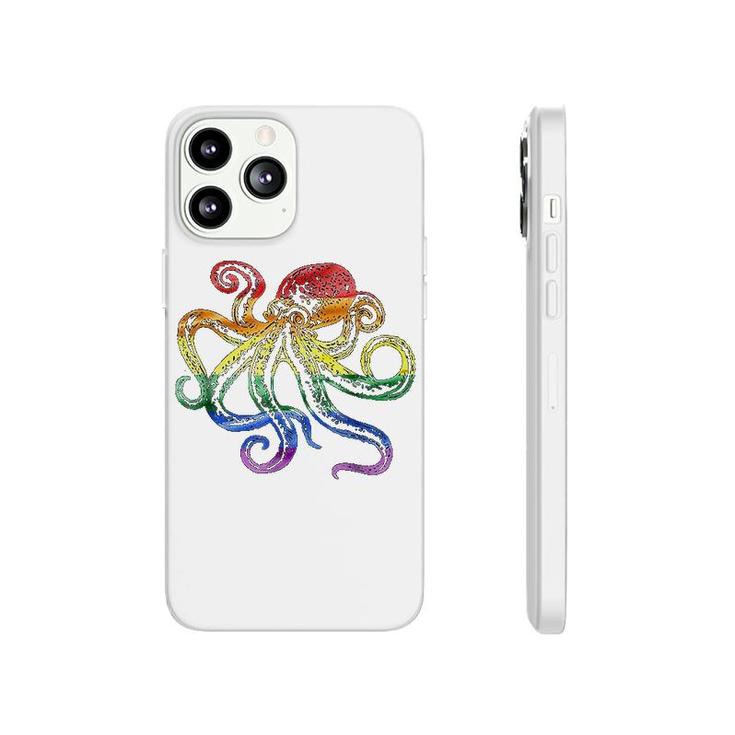 Rainbow Octopus Colorful Pride Phonecase iPhone