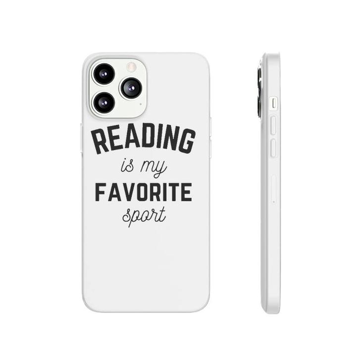 Reading Is My Favorite Sport Book Funny Chapter Reader Gifts  Phonecase iPhone