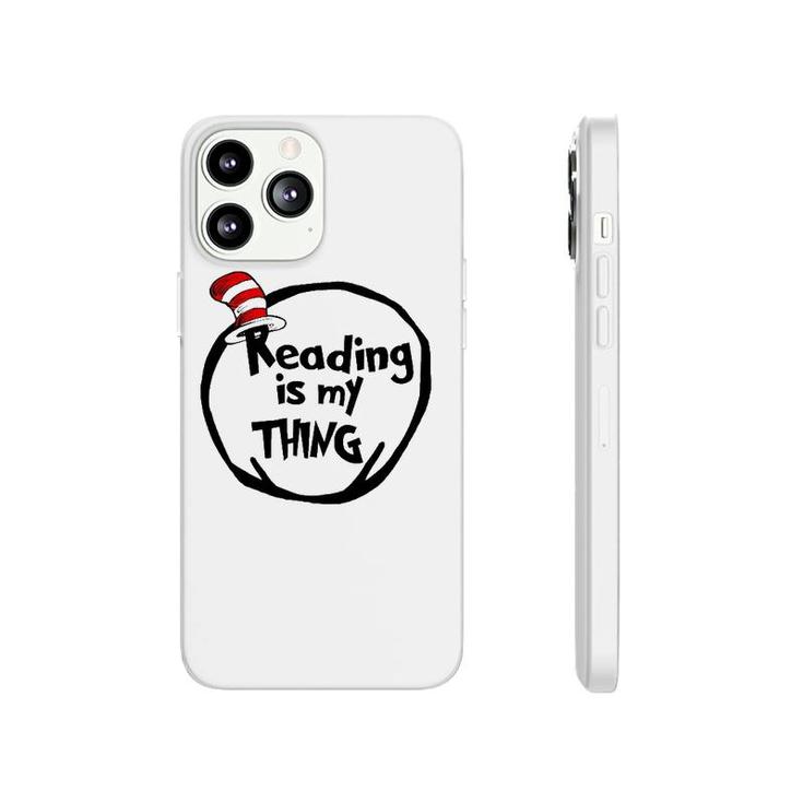Reading Is My Thing Funny Bookworm Reading Lover Gift Phonecase iPhone