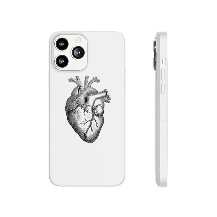 Real Anatomical Human Heart Drawing Phonecase iPhone
