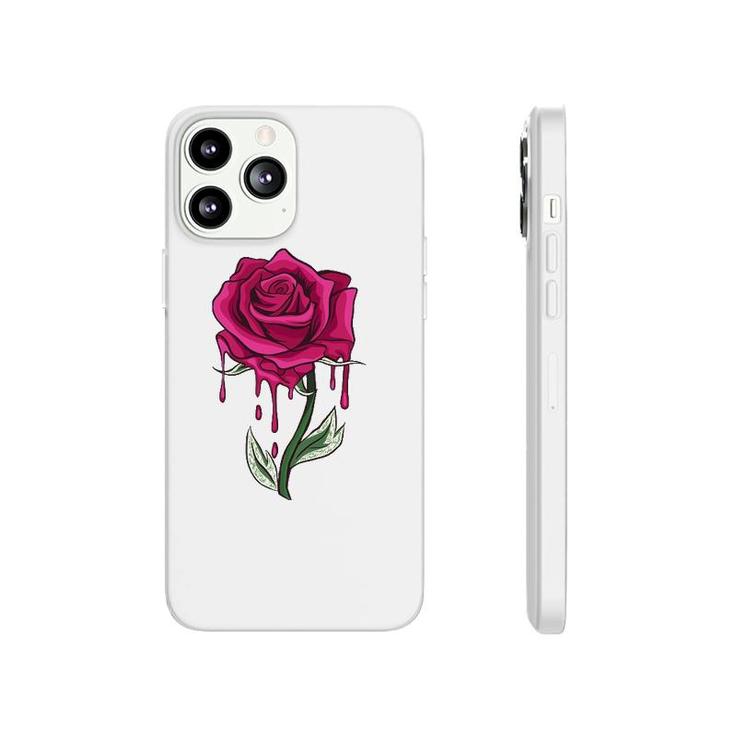 Red Rose Bleeding Floral Women Men Phonecase iPhone