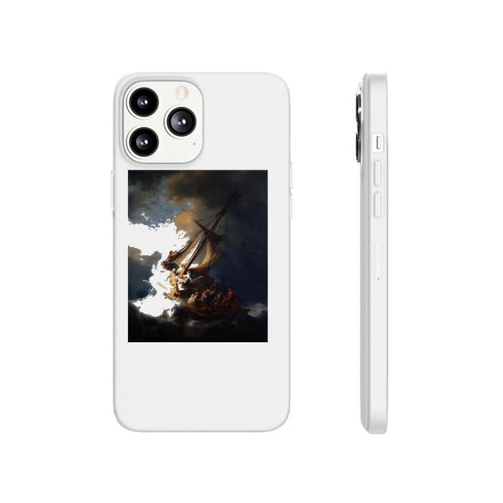 Rembrandt Christ In The Storm On The Sea Of Galilee Phonecase iPhone