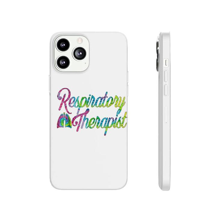 Respiratory Therapist Care Week Tie Dye Phonecase iPhone