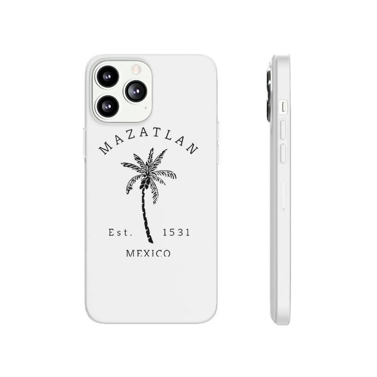 Retro Cool Mazatlan Palm Tree Novelty Art Surf Tank Top Phonecase iPhone