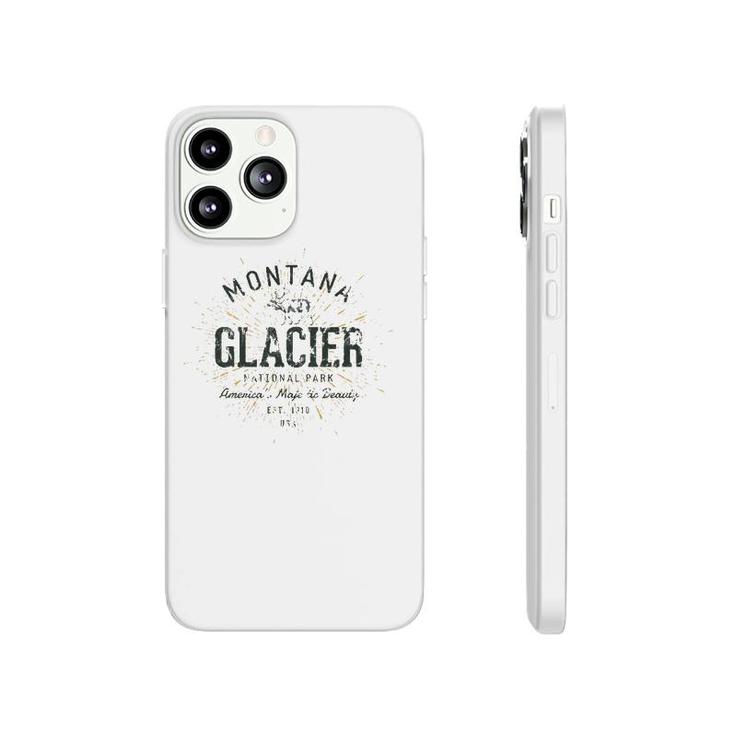 Retro Style Vintage Glacier National Park Phonecase iPhone
