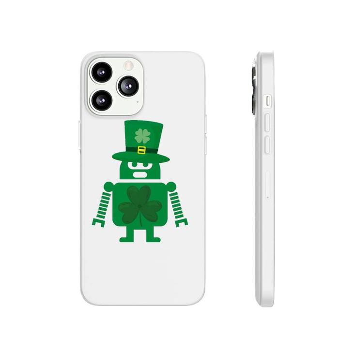 Robot Funny Geeky Leprechaun St Patricks Day Gifts Phonecase iPhone
